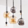 Suspension Koyoto, grappe de 6 abat-jour pour table à manger, réglable au montage