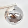 Chehalis plafonnier boule 4 flammes E14, luminaire de plafond moderne rétro