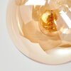 Chehalis plafonnier boule 4 flammes E14, luminaire de plafond moderne rétro
