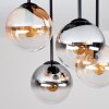 Gastor plafonnier boule 4 lumières E14, luminaire de plafond rétro vintage