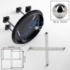 Chehalis plafonnier boule G9 4 lumières, luminaire de plafond vintage rond