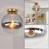 Gastor plafonnier boule, luminaire de plafond rond ø 25 cm, culot E27