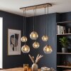 Suspension Koyoto 6 lumières E27 à globes pour salle à manger