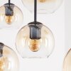 Suspension Koyoto 6 lumières E27 à globes pour salle à manger