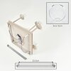 Koyoto plafonnier à globes 5 lampes E14, luminaire de plafond ø 37 cm rétro