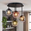 Chehalis plafonnier boule 4 lumières G9, luminaire de plafond rond rétro
