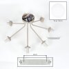 Gastor plafonnier boule 7 lumières E14 Ø 82 cm pour salon et salle à manger