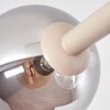 Gastor plafonnier boule 10 flammes E14, barre allongée pour salon rétro moderne