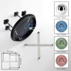 Plafonnier Chehalis globes en verre multicolore, luminaire de plafond G9 4 feux