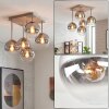 Gastor plafonnier à globes 5 lampes E14, luminaire de plafond vintage
