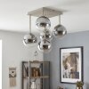 Gastor plafonnier à globes 5 lampes E14, luminaire de plafond vintage
