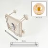Plafonnier moderne Gastor avec 5 abat-jour en verre ambré en grappe, ø 15 cm, E14
