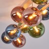 Gastor plafonnier à boules 10 lumières E14, lampe de plafond rétro moderne pour salon