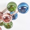 Gastor plafonnier à boules 10 lumières E14, lampe de plafond rétro moderne pour salon