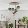 Gastor plafonnier boule 5 lumières E14, diamètre 45 cm, style rétro vintage