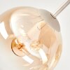 Gastor plafonnier à boules 5 lumières E14, carré, pour salon et salle à manger