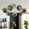 Koyoto plafonnier boule 7 lumières E14 ø 82 cm rétro vintage pour salon