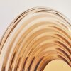 Liriel applique murale LED ronde rétro, luminaire mural à anneaux concentriques