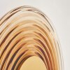 Liriel applique murale LED ronde rétro, luminaire mural à anneaux concentriques