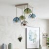 Gastor plafonnier boules à 5 flammes E14, design moderne rétro vintage
