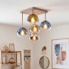 Gastor plafonnier boules à 5 flammes E14, design moderne rétro vintage