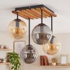 Gastor plafonnier à boules E14 4 lumières, design rétro boho pour salon