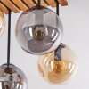 Gastor plafonnier à boules E14 4 lumières, design rétro boho pour salon