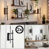 Kiron applique murale LED moderne, lot de 2 lampes murales pour salon