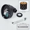 Alsen applique murale orientable avec interrupteur E14 pour salon et chambre