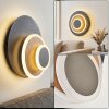 Lemik applique murale LED ronde, lampe murale orientable moderne scandinave