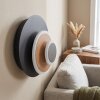 Lemik applique murale LED ronde, lampe murale orientable moderne scandinave