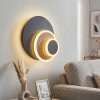 Lemik applique murale LED ronde, lampe murale orientable moderne scandinave