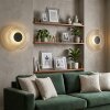 Liriel applique murale LED ronde ø 30 cm, lot de 2, relief ondulé rétro
