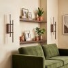Kiron applique murale LED moderne allongée, lot de 2 pour salon et couloir