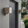 Applique murale LED Tamarin, lot de 2, 3000 Kelvin blanc chaud, détecteur de mouvement