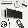 Axion applique murale LED plate avec télécommande, éclairage indirect moderne