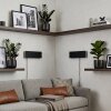 Axion applique murale LED plate avec télécommande, lot de 2 pour salon et bureau