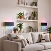 Axion applique murale LED plate avec télécommande, lot de 2 pour salon et bureau
