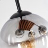 Koyoto plafonnier à 4 lumières E14, luminaire de plafond bohème vintage