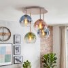 Koyoto plafonnier à boules 4 flammes E14 ø 38 cm, luminaire de plafond vintage