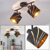Alsen plafonnier orientable 2 spots, lampe de plafond vintage pour salon