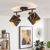 Alsen plafonnier orientable 2 spots, lampe de plafond vintage pour salon