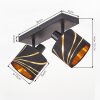 Alsen plafonnier spot orientable à 2 lumières, lampe de plafond E14