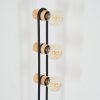 Voril 3-flammige Stehlampe aus Holz und Metall, 141,5 cm, E27, naturfarbene Holzdetails