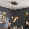 Avestruz suspension 4 lumières vintage E27, longueur 20 cm, réglable à l’installation