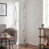 Velix lampadaire LED sur pied torsadé moderne, 143 cm, salon et bureau