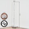 Velix lampadaire LED sur pied torsadé moderne, 143 cm, salon et bureau