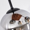 Plafonnier Koyoto 4 lumières E14, lampe de plafond à globes style boho