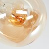 Gastor plafonnier rétro à 7 globes ronds, luminaire de plafond Ø 82 cm