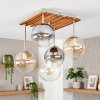 Gastor plafonnier boule 5 lampes E14, luminaire plafond Ø 39 cm style rétro